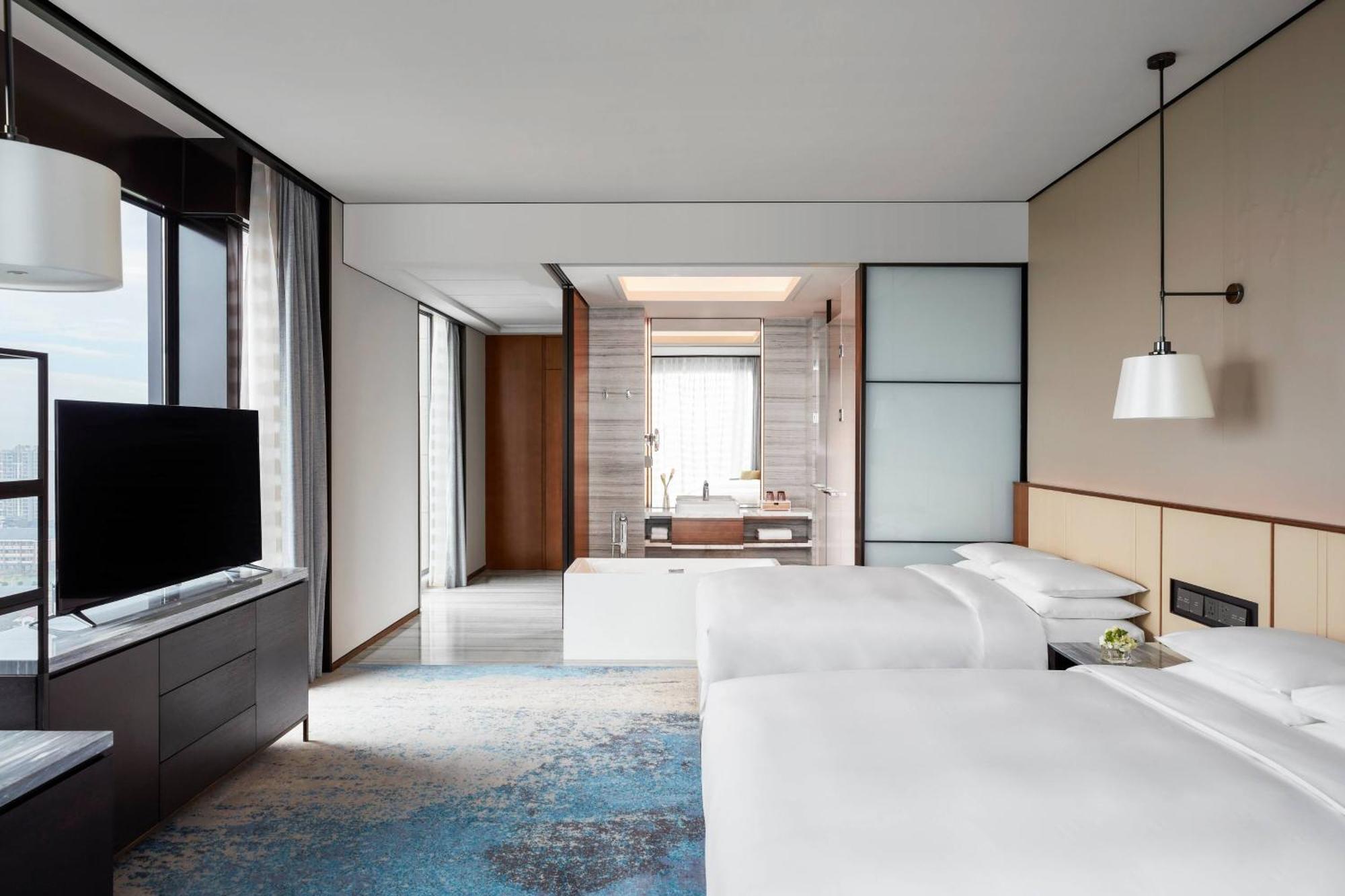 Shanghai Marriott Hotel Pudong South Nanhui Exterior foto