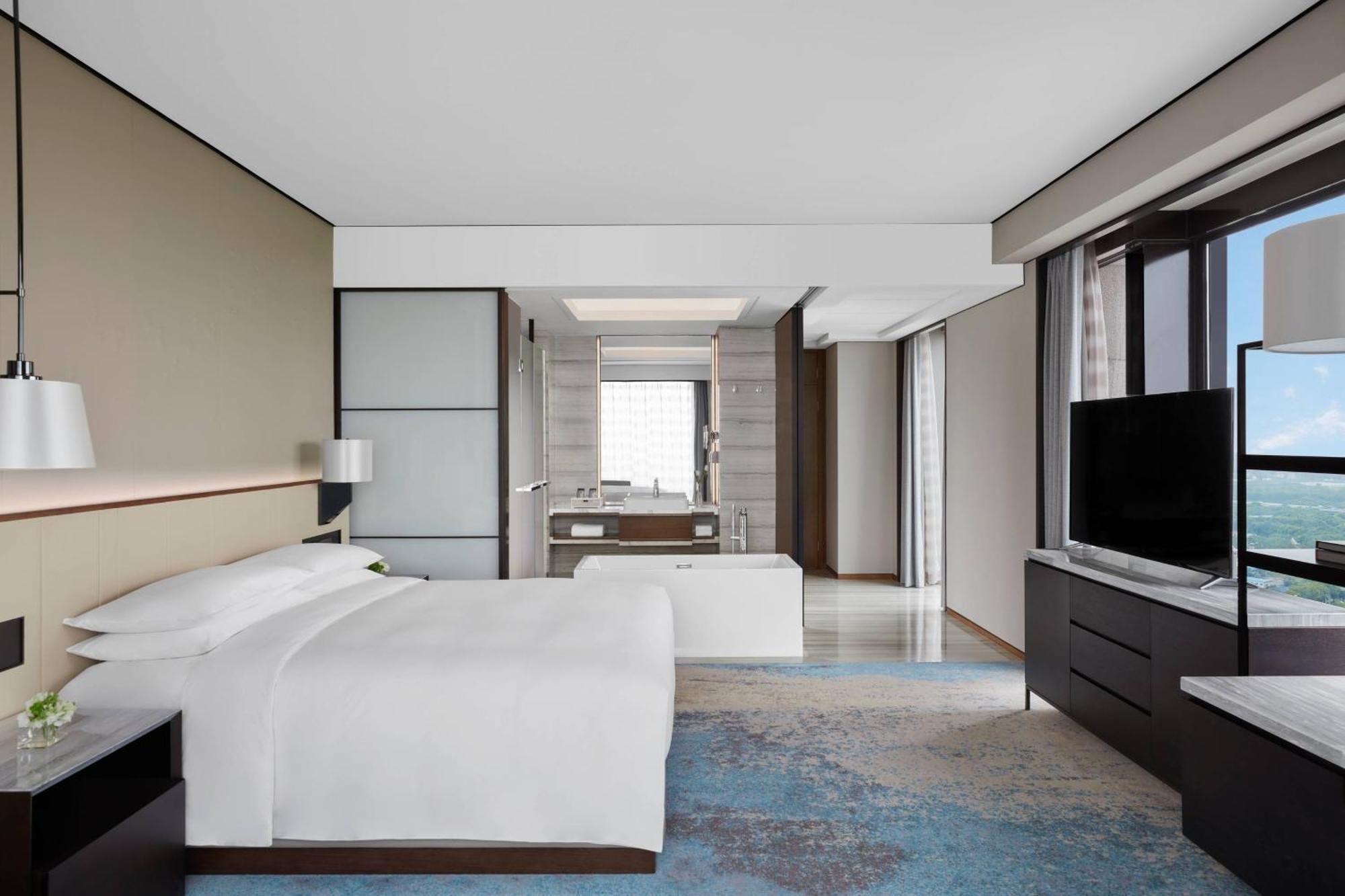 Shanghai Marriott Hotel Pudong South Nanhui Exterior foto